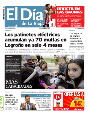 Portada El Día de la Rioja