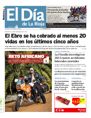 Portada El Día de la Rioja