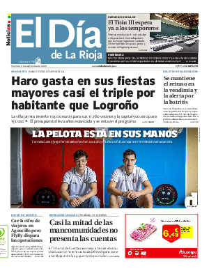 Portada El Día de la Rioja