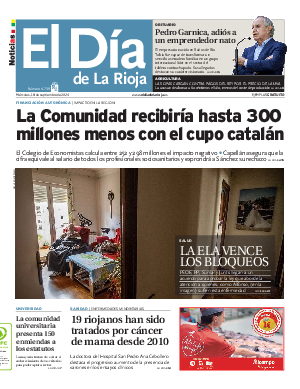 Portada El Día de la Rioja