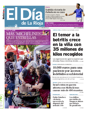 Portada El Día de la Rioja