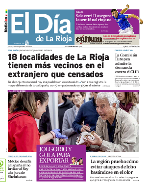 Portada El Día de la Rioja