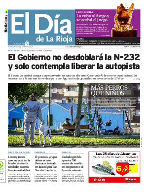 Portada El Día de la Rioja