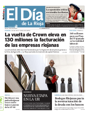 Portada El Día de la Rioja