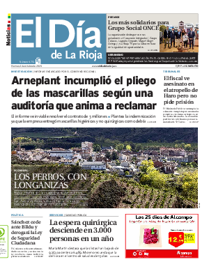 Portada El Día de la Rioja