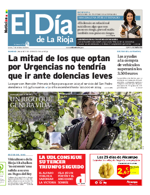 Portada El Día de la Rioja