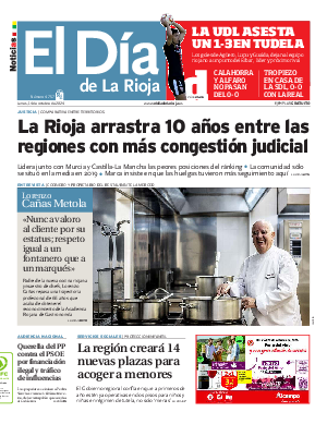 Portada El Día de la Rioja