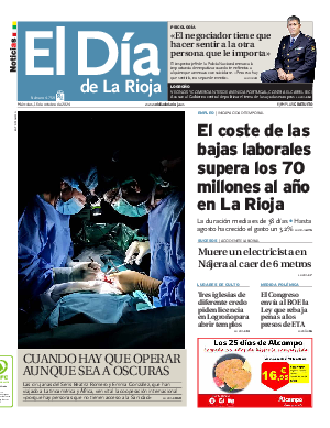 Portada El Día de la Rioja