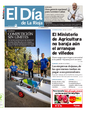 Portada El Día de la Rioja