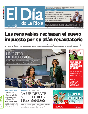 Portada El Día de la Rioja