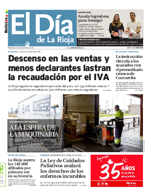 Portada El Día de la Rioja