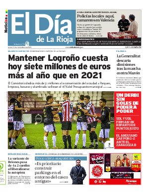 Portada El Día de la Rioja