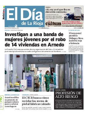 Portada El Día de la Rioja