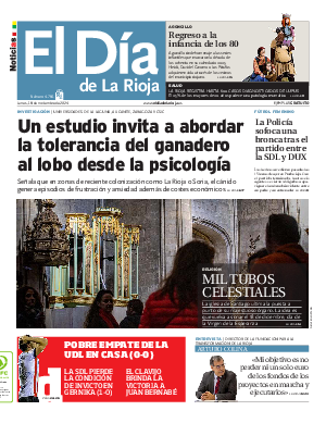 Portada El Día de la Rioja