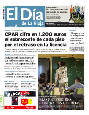 Portada El Día de la Rioja