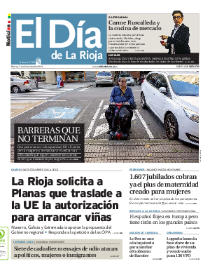 Portada El Día de la Rioja