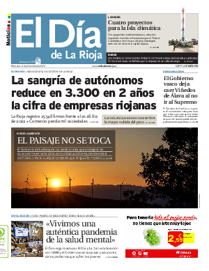 Portada El Día de la Rioja