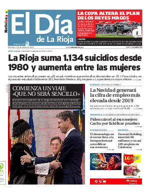 Portada El Día de la Rioja