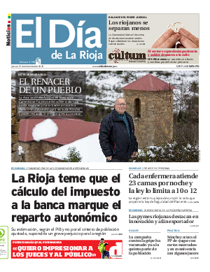 Portada El Día de la Rioja