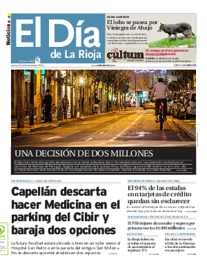 Portada El Día de la Rioja