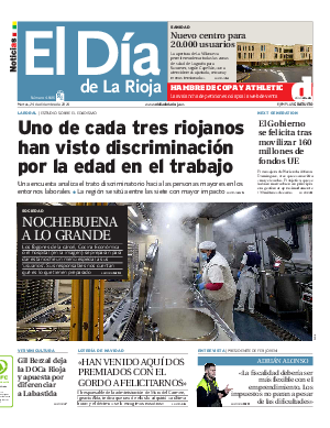 Portada El Día de la Rioja