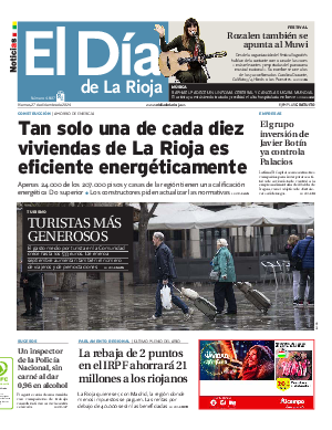 Portada El Día de la Rioja