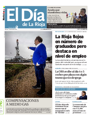 Portada El Día de la Rioja