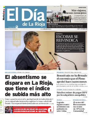 Portada El Día de la Rioja