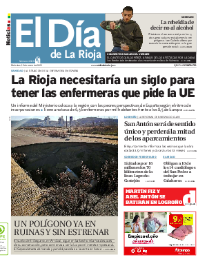 Portada El Día de la Rioja