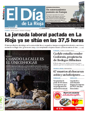 Portada El Día de la Rioja