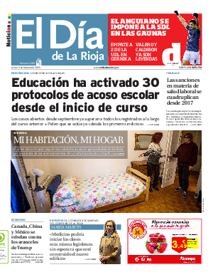 Portada El Día de la Rioja