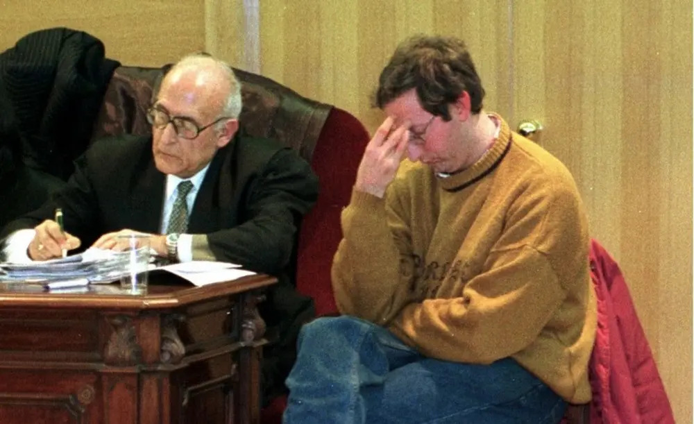 Francisco Javier Almeida, durante el juicio por la muerte de una agente inmobiliaria en Logroño.