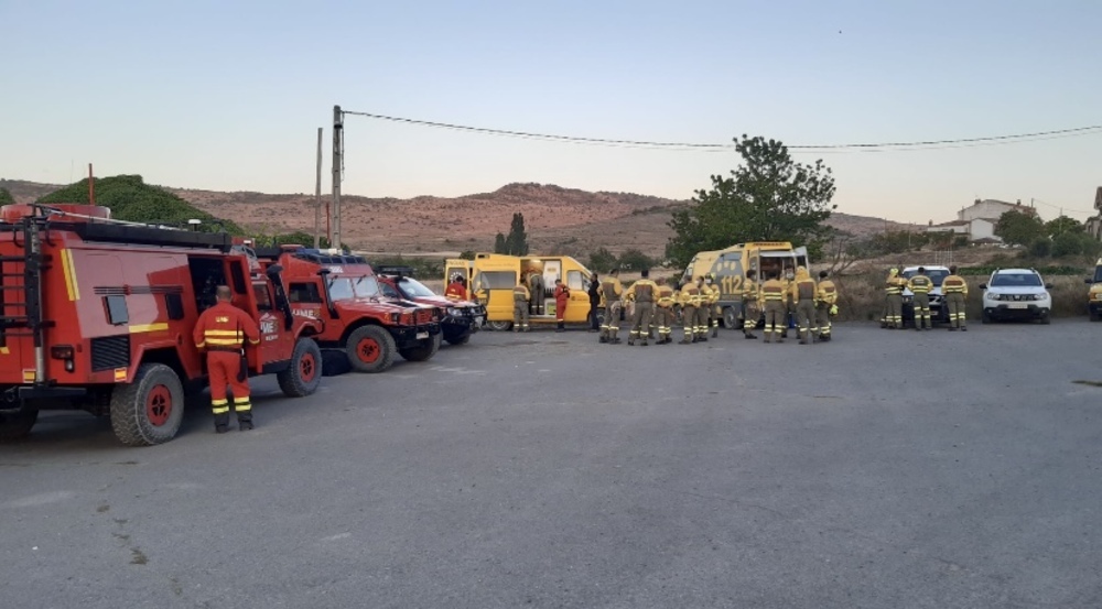 El fuego en Monte Yerga sigue activo, con 369 Ha. quemadas