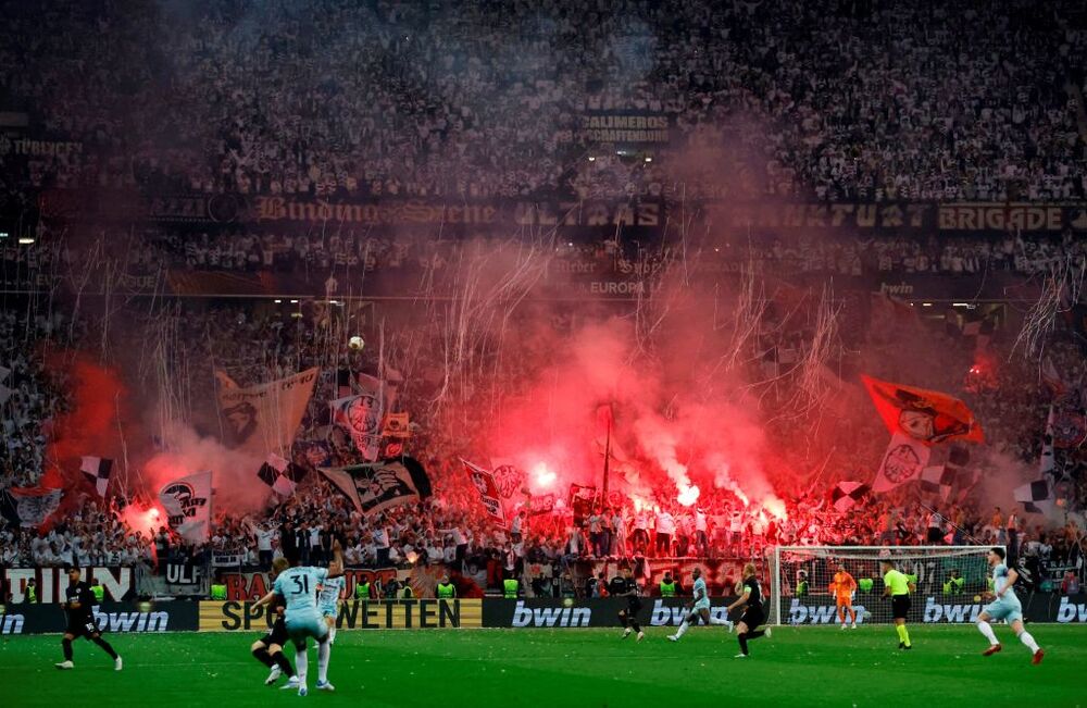 Europa League - Semi Final - Second Leg - Eintracht Frankfurt v West Ham United  / PETER CZIBORRA