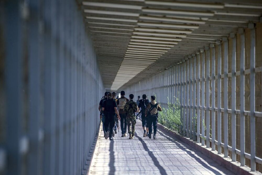 Rocket launches on Israel from Gaza  / HAITHAM IMAD