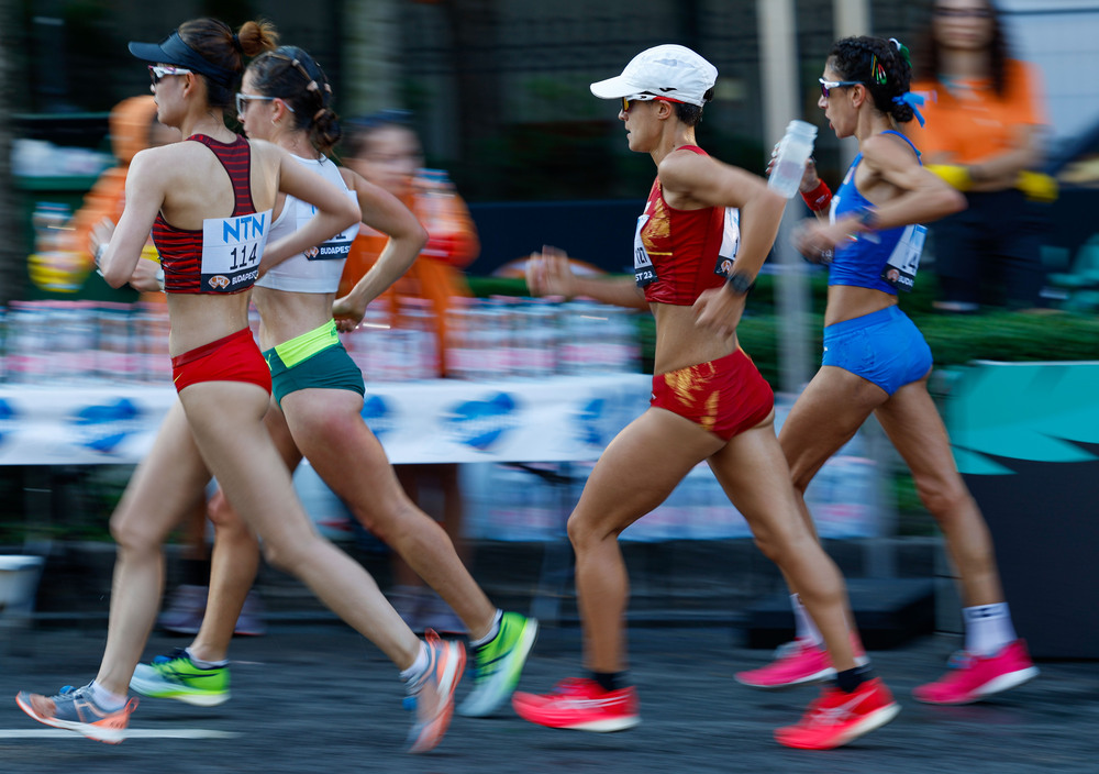 María Pérez, campeona del mundo de 20 kilómetros marcha  / EFE