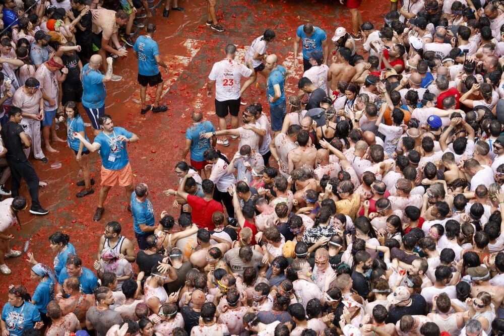 Tomatina de Buñol  / MIGUEL ANGEL POLO