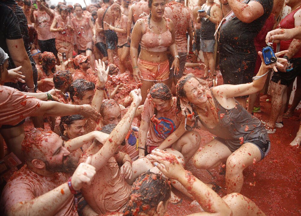 Tomatina de Buñol  / MIGUEL ANGEL POLO