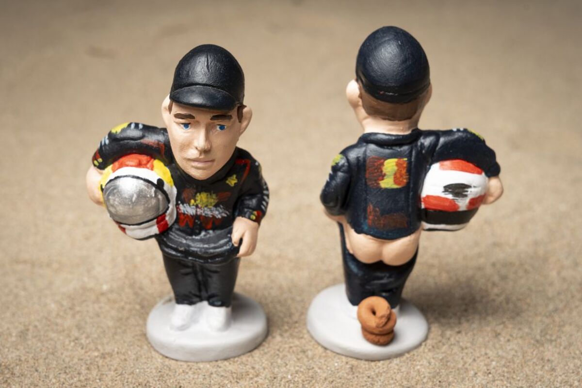 Netanyahu, Musk, Mbappé, Rahm y Verstappen se incorporan a la colección de caganers  / DAVID BORRAT