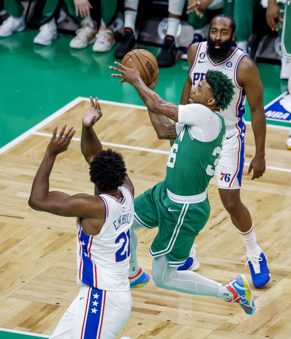 NBA Playoffs - Philadelphia 76ers at Boston Celtics  / CJ GUNTHER