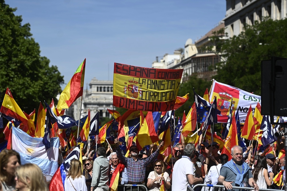 El PP vuelve a salir a la calle contra Sánchez y la amnistía