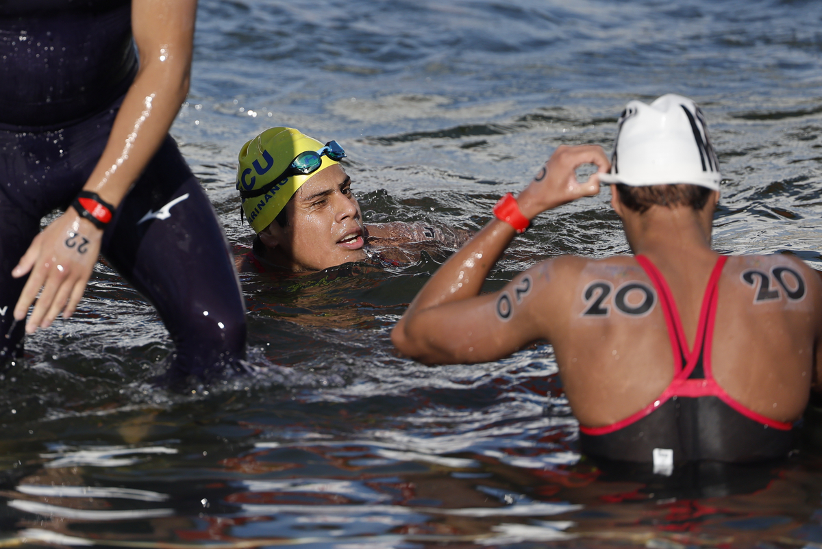 Natación - Prueba masculina de 10km en aguas abiertas  / MIGUEL GUTIÉRREZ