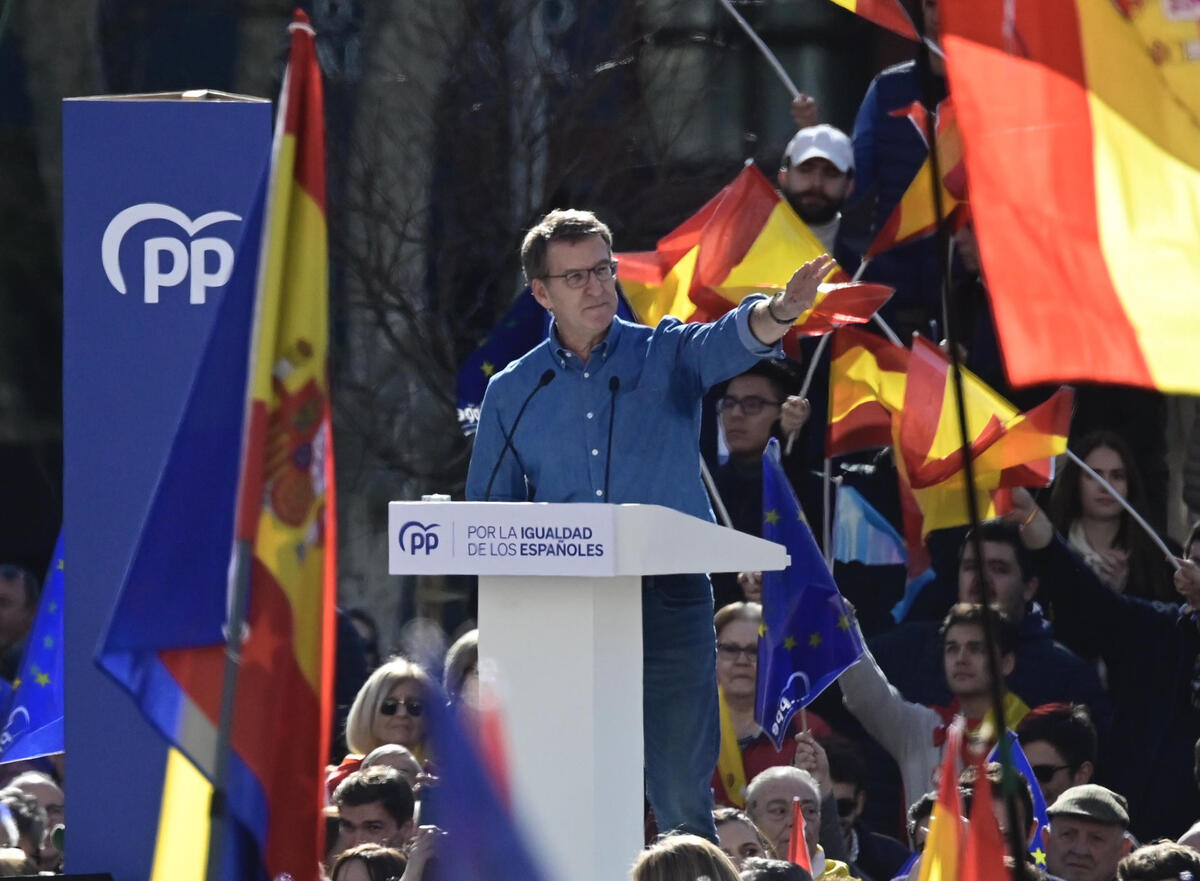 El PP convoca una concentración en Madrid contra la amnistía