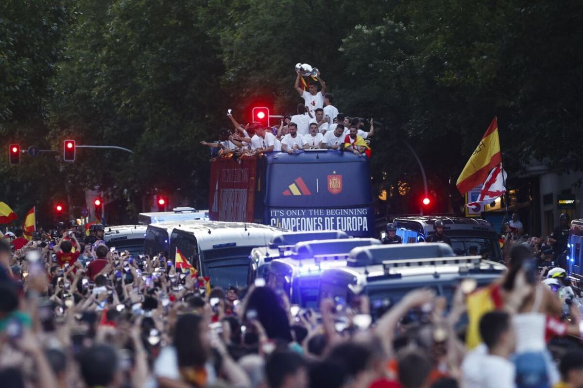 Celebración de la selección española en Madrid  / RODRIGO JIMÉNEZ