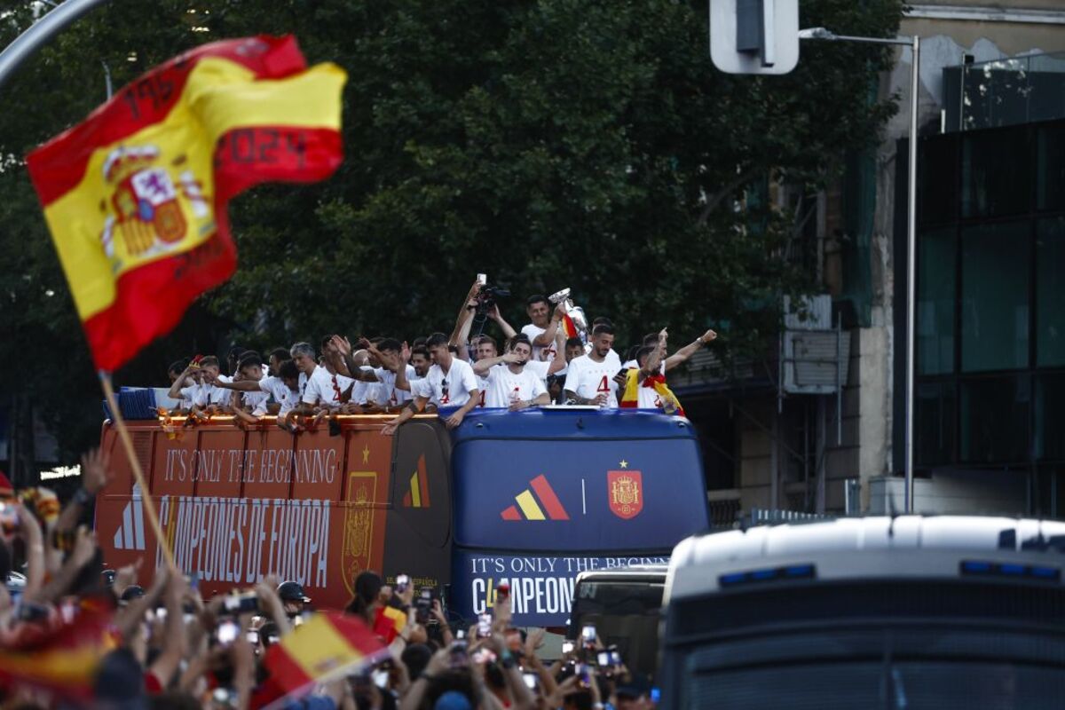 Celebración de la selección española en Madrid  / RODRIGO JIMÉNEZ