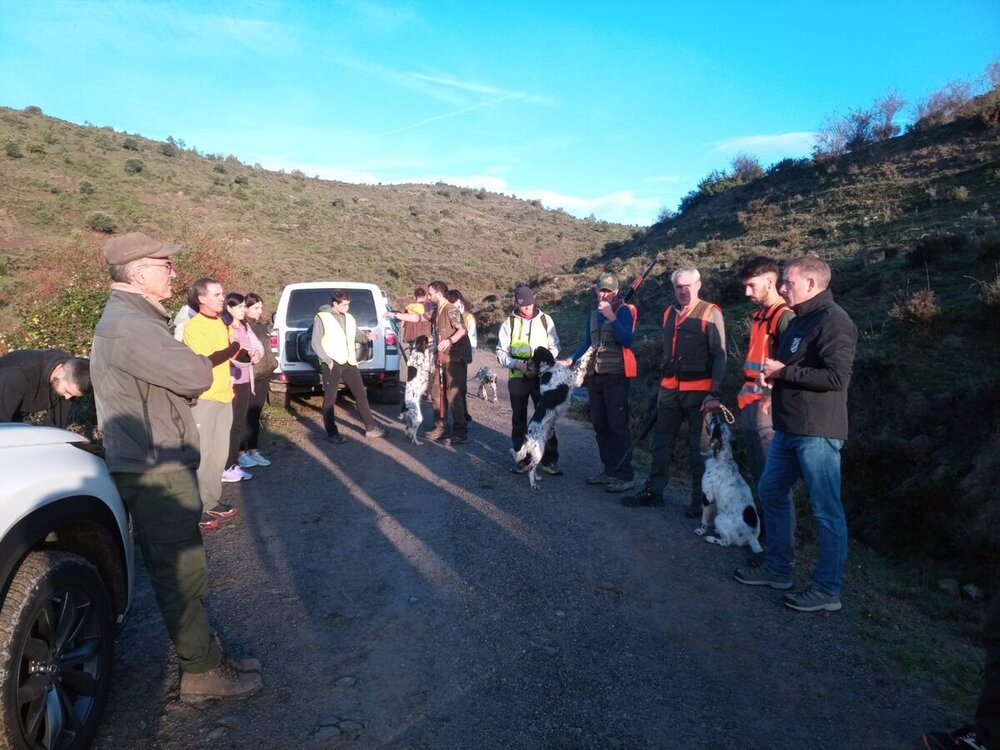 Santiago Pisón, campeón de La Rioja de Caza Menor con Perro