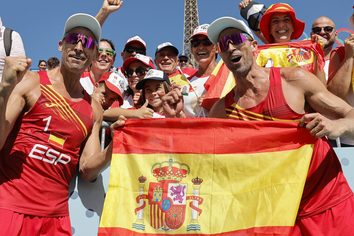 Voley Playa masculino: Polonia vs España  / LAVANDEIRA JR