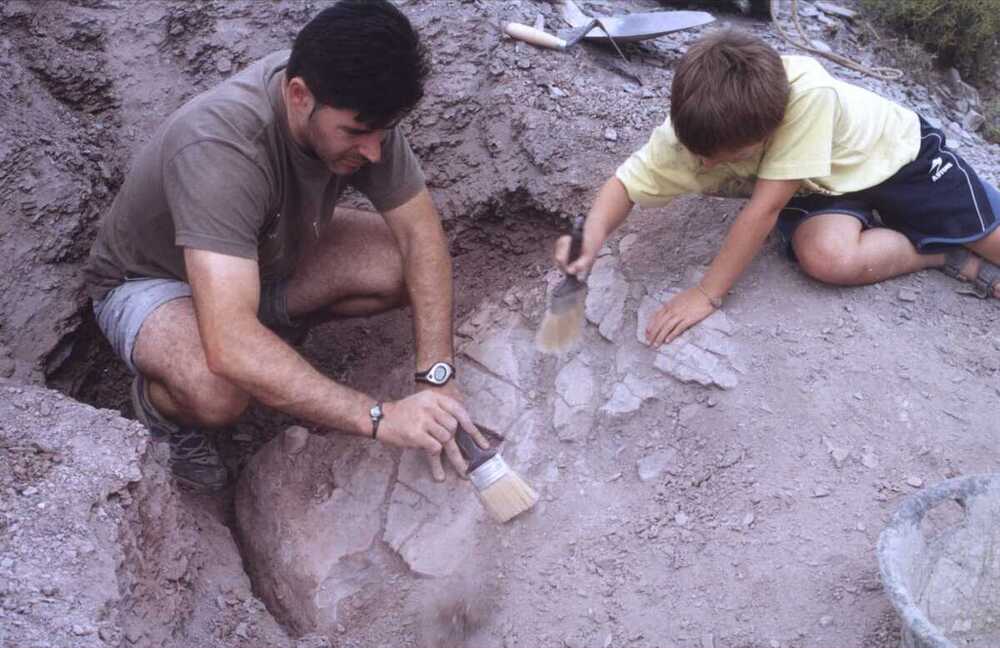 Imagen de las excavaciones en la campaña de 2005.