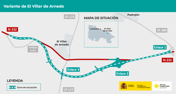 Una variante desviará el tráfico de El Villar por el sur