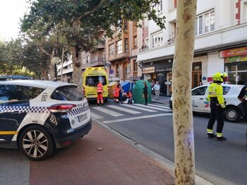 Una mujer, trasladada al hospital tras su atropello en Logroño